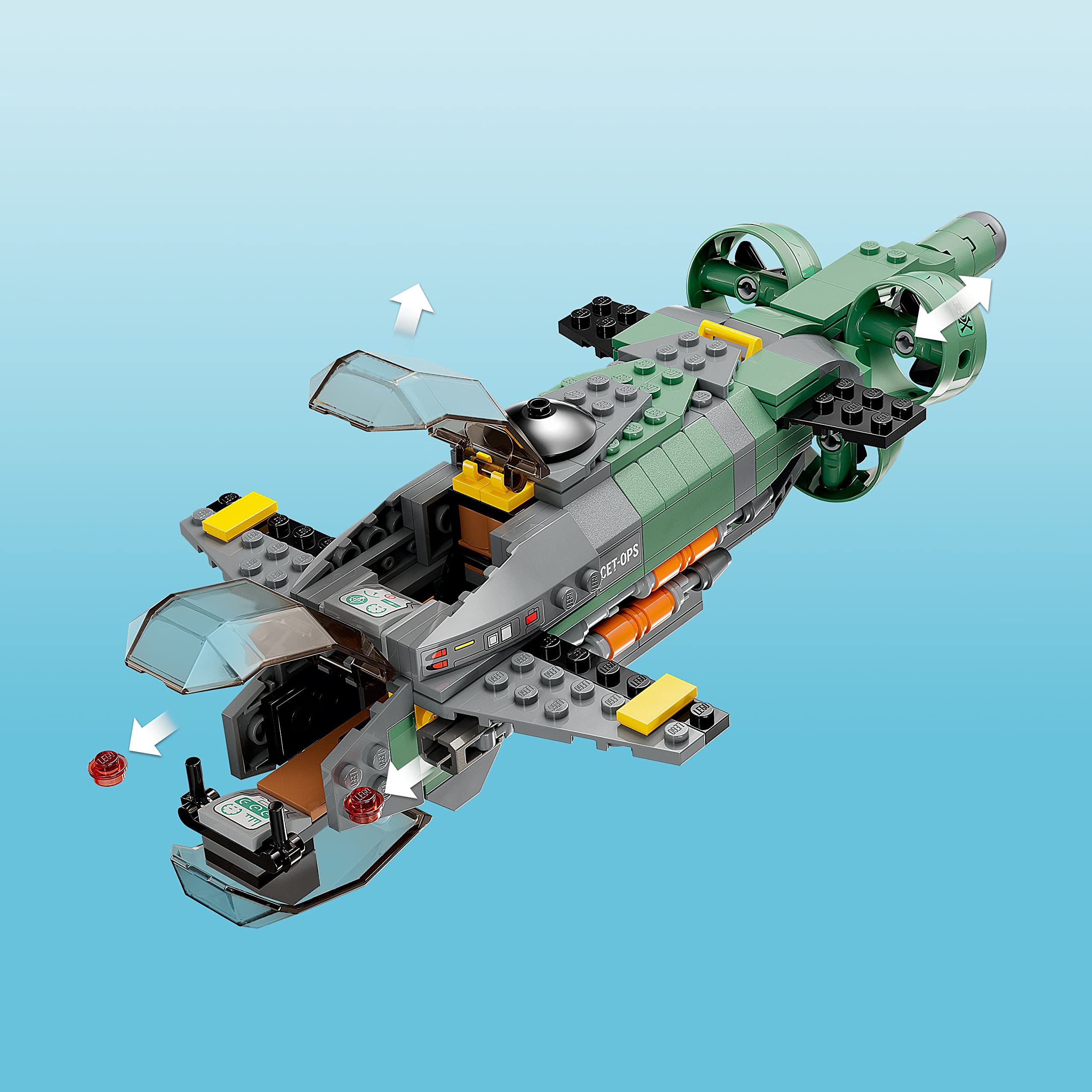 yukito0316✩.*˚ LEGO Avatar: The Way of Water Mako Submarine 75577 Building Toy